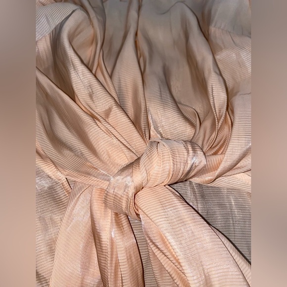 Vince Camuto Bellini Semi Sheer Blouse Women 2X Button Up Tie Hem Office Work - Picture 7 of 7